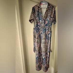 SHEIN Multicolor Paisley Jumpsuit